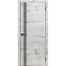 Дверь межкомнатная Леском Роял 5 Дуб арктика, глухое полотно, кромка, молдинг